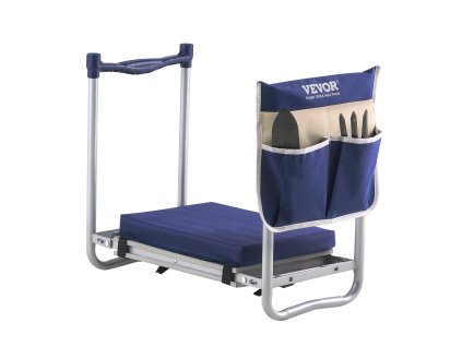 Kľačadlo a sedadlo do záhrady 11 in hrubá poduška, skladacie, 1 vrecko