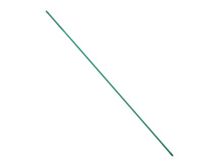 Kolíky na rastliny 15 ks, 1705 mm, plastom potiahnuté, s hrotom