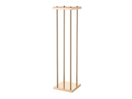 Stojany na kvetiny 10 ks, výška 80 cm, valcové, zlaté, kovový laminát