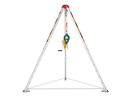 Trojnožka do uzavretého priestoru 816 kg, 1,34–2,15 m, 19,8 m kábel