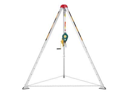 Trojnožka do uzavretých priestorov, 544 kg, 30 m kábel, 1,34–2,15 m