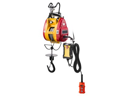 Elektrický navijak 300 kg, 30 m zdvihu, káblové a bezdrôtové ovládanie