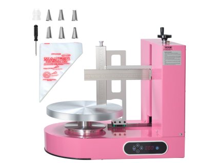 Stroj na zdobenie tort s nastaviteľnou stierkou, 6"–14", 25–320 RPM