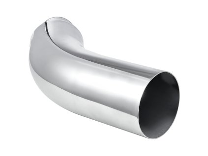 Výfuková koncovka 101.6mm vstup 152.4mm výstup 584mm dĺžka chróm