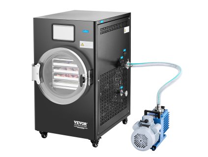 Lyofilizátor 8.8–13.2 LBS, 4 zás., vákuové čerpadlo, čas a reg. teploty