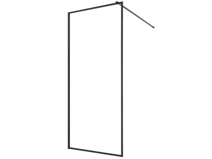 Pevný sklenený sprchový panel 864×1870 mm, 8 mm číre tvrdené sklo