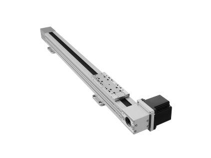 Lineárny aktuátor s vodiacou lištou a remeňom, zdvih 600 mm, nema34