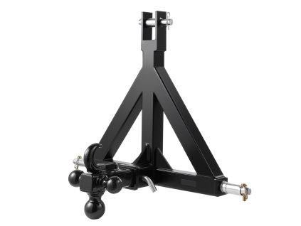 Trojbodový ťažný záves s 2 in prijímačom, 3 ťažné guľe, adaptér