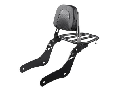 Zadné opieradlo s nosičom 445mm kovový rám kožený vankúš CMX1100 21–22