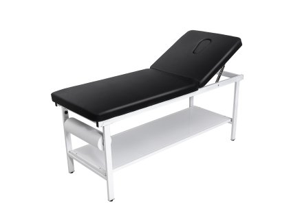 Lekársky vyšetrovací stôl 227kg, operadlo 0°–40°, polica a držiak