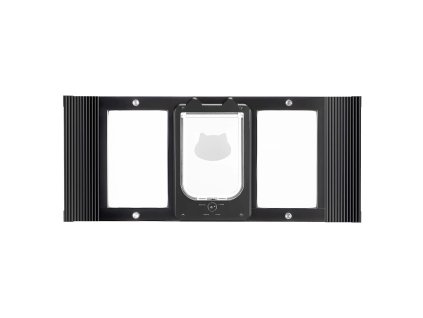 Dvierka pre mačky nastaviteľné 787–914 mm, 4 zámky, hliníkový rám