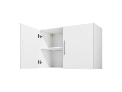 Nástenná skrinka, 2 dvere, nastaviteľná polica, 40.6×91.4×61 cm