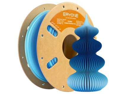 ERYONE High Speed Matte Gradient PLA Filament, 1kg - Blue & White