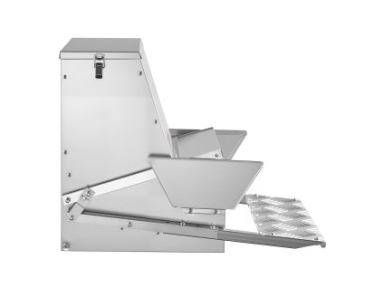 Automatický zásobník pre sliepky 18.14 kg, pozinkovaný, uzamykateľný