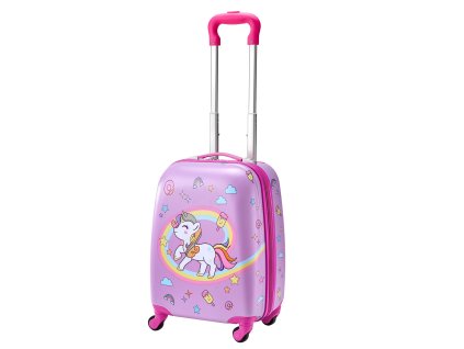 Detský 5-dielny cestovný set, 45.7 cm, pevný kufor s kolieskami, batoh