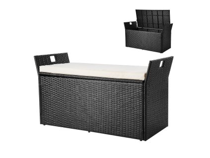 Záhradná lavica s úložným priestorom 340 l, pre 2 os., nosnosť 362 kg
