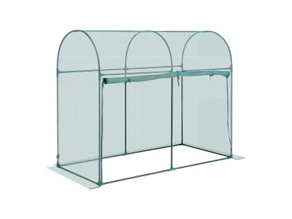 Ochranný kryt na rastliny 1.8×0.91×1.5 m so zipsom a sieťovinou