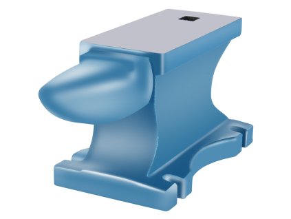 Kovadlina jednorohá 99lbs okrúhla liatina pre kováčov a klenotníkov