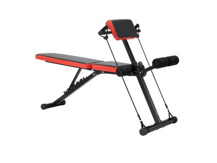 Multifunkčná lavička, nastaviteľná a skladacia, nosnosť 330 lbs