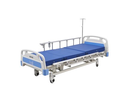 Elektrická nemocničná posteľ 2 funkcie, 127mm kolieska, 250kg nosnosť