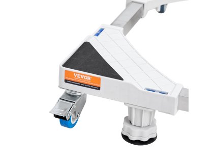 Stojan pod práčku a chladničku, nastaviteľný 414-691 mm, s kolieskami