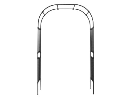 Záhradný kovový oblúk 2.4×1.5×0.4 m pre popínavé rastliny s kolíkmi
