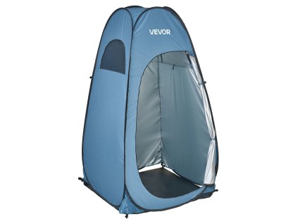 Pop-up sprchový stan, 190T polyester strieborná úprava, kolíky a taška