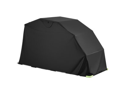 Prístrešok na motorku 600D oxford s vetracími oknami 346×137.5×190 cm