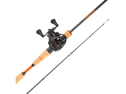 Baitcastingový prút s navijakom IM7 karbón, 6+1 ložísk, 7.0:1, korok
