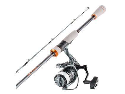 Prút s navijakom 2 m 2-dielny im6 karbón 7+1 ložísk eva nerez očká