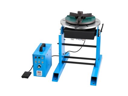 Otáčací zvárací stôl 300 kg, náklon -45°–90°, 0,2–2,5 rpm, s pedálom