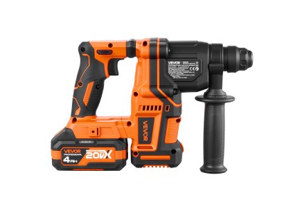 Aku vŕtacie kladivo 20 V, 20 mm SDS-Plus, bezkefové s batériou