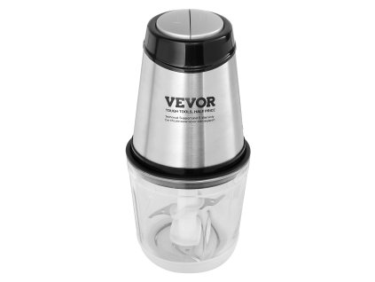 Elektrický sekáč na potraviny 2.5 cup sklenená misa, mlynček na mäso