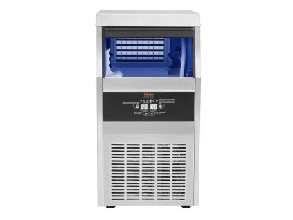 Výrobník ľadu 80lbs/24H, zásoba 24lbs, 40 kociek/12–15 min, led