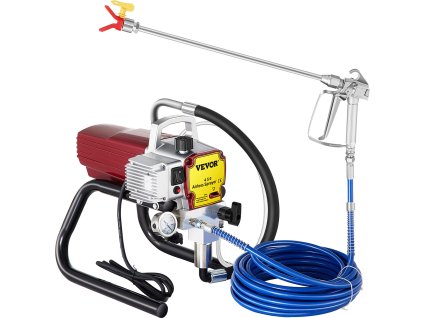 Airless striekací stroj 1500w, 22mpa, 15m hadica, na steny a stropy