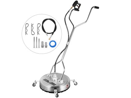 Čistič povrchov 21 inch 4000 psi nerezová oceľ s kolieskami rotačný