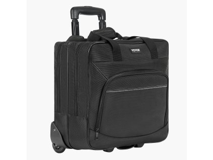 Taška na notebook s kolieskami 15.6 inch (39.6cm) čierna unisex