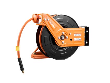 Navijak na vzduchovú hadicu 15m×9.5mm, 300 PSI, 180° otočný