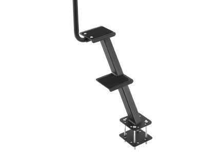 Schodík na lodný príves, 2 stupne, madlo, pre rám 76.2×76.2 mm