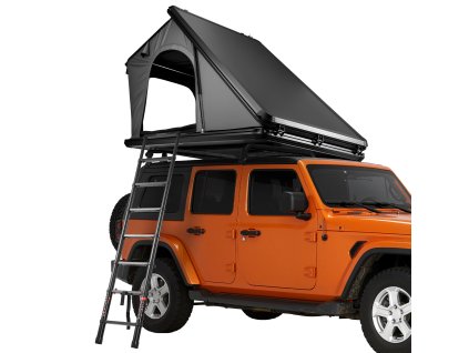 Strešný stan hard shell pre 2–3 osoby, hliník, led, matrac, vodeodolný