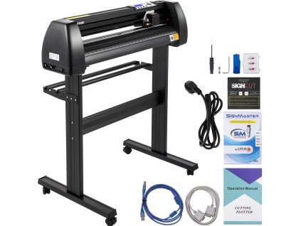 Vinylový plotter 28" s LCD, 3 nastaviteľné valčeky a softvér