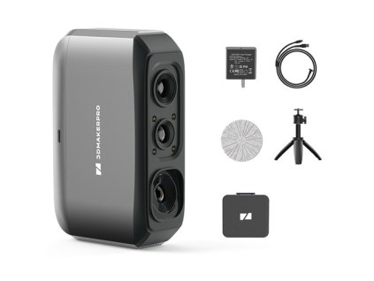 3DMakerpro Moose Lite 3D Scanner, NIR Light Source, 0.05mm Accuracy, 0.10mm Resolution, 24-bit Color Camera, 10fps Frame Rate, Anti-Shake Lenses, Compatible with Windows/MacOS - Premium Version