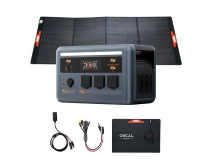 Blackview Oscal PowerMax 1800 SE Portable Power Station + PM400 Pro 400W Foldable Solar Panel