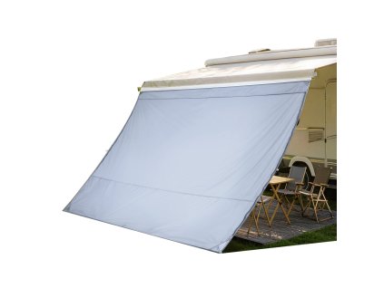 Slnečná clona pre karavan 2×2.8 m, uv50+, so zipsom, polyesterová sieť