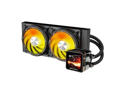 Vodné chladenie CPU DE240 (čierne)