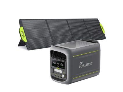 FOSSiBOT F1800 Portable Power Station + 1×SP200 200W Foldable Solar Panel