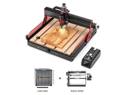 TWO TREES TTC6050 CNC Router Machine + Laser Bed + Rotary Roller