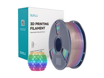 Filament Sunlu PLA Transparent (Rainbow) 04