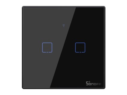 Inteligentný prepínač WiFi + RF 433 Sonoff T3 EU TX (2-kanálový)