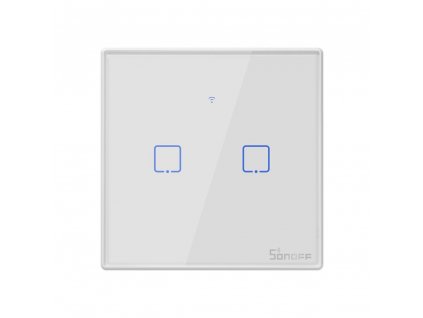 Inteligentný prepínač WiFi + RF 433 Sonoff T2 EU TX (2-kanálový)